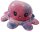Oktopus XXL Kuscheltier Reversible Octopus Plüschtier Flip Oktopus Spielzeug Kinder Erwachsene Glitzer Sterne (Glitzer Sterne Lila Blau 20 cm)