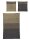 Irisette Edel-Feinbiber Bettwäsche Set Koala 8430 honig 155 x 200 cm + 1 x Kissenbezug 80 x 80 cm