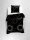 Heckettlane 1 x Bettwäsche 135x200 cm  + 1 x Kopfkissenbezug 80 x 80 cm Flanell Cayla Night Black