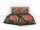 Heckett and Lane Mako Satin Castor Bettwäsche 155 Green Flowers Green 1 Bettbezug 155x220cm + 1 Kissenbezug 80x80cm