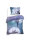 Heckett and Lane Mako Satin Hannia Bettwäsche 155 Blue Nature Blue 1 Bettbezug 155x220cm + 1 Kissenbezug 80x80cm