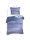 Heckett and Lane Mako Satin Hannia Bettwäsche 155 Blue Nature Blue 1 Bettbezug 155x220cm + 1 Kissenbezug 80x80cm
