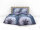 Heckett and Lane Mako Satin Hannia Bettwäsche 155 Blue Nature Blue 1 Bettbezug 155x220cm + 1 Kissenbezug 80x80cm