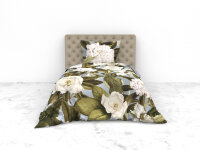Heckettlane 1 x Bettwäsche 155x220 cm  + 1 x Kopfkissenbezug 80 x 80 cm Mako Satin Chanda Multi