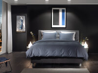 Yellow Perkal Percale Bettwäsche 155 Midnight Blue...