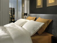 Yellow Perkal Percale Bettwäsche 155 Off-White Uni Off-white 1 Bettbezug 155x220cm + 1 Kissenbezug 80x80cm