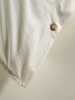Yellow Perkal Percale Bettwäsche 155 Off-White Uni Off-white 1 Bettbezug 155x220cm + 1 Kissenbezug 80x80cm