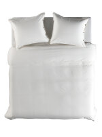 Yellow Perkal Percale Bettwäsche 155 Off-White Uni Off-white 1 Bettbezug 155x220cm + 1 Kissenbezug 80x80cm
