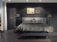 Yellow Perkal Percale Bettwäsche 155 Steel Grey Uni...