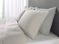 Heckettlane Perkal Percale Spannbetttuch 90x200+40 cm. Volcano Black 1 Spannbetttuch 90 x 200 cm