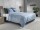 Zo!Home Flanell Eres Bettwäsche 135 Blue Patchwork Blue 1 Bettbezug 135x200cm + 1 Kissenbezug 80x80cm