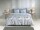 Zo!Home Flanell Nashwa Bettwäsche 135 Blue Nature Blue 1 Bettbezug 135x200cm + 1 Kissenbezug 80x80cm
