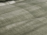 Zo!Home Flanell Marley Bettwäsche 135 Kalamata Green  Kalamata-Green 1 Bettbezug 135x200cm + 1 Kissenbezug 80x80cm