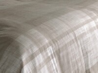Zo!Home Flanell Marley Bettwäsche 155 Rock Taupe  Rock-Taupe 1 Bettbezug 155x220cm + 1 Kissenbezug 80x80cm