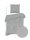 Zo!Home  Velluto Bettwäsche 135 Lava Grey Uni Lava-Grey 1 Bettbezug 135x200cm + 1 Kissenbezug 80x80cm