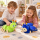 Wende Kuscheltier Wende Plüschtier 30 cm für Schmetterling Raupe blau grün für Mädchen, Jungen & Babys – Flauschiges Stofftier zum Spielen