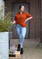 Knit Factory Nena M Glatt Dunkelblau