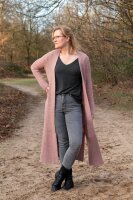 Knit Factory Gina Strickjacke 40/42 Glatt Stonegreen