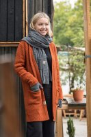 Knit Factory Bobby Schal 200x30 cm Glatt Rot