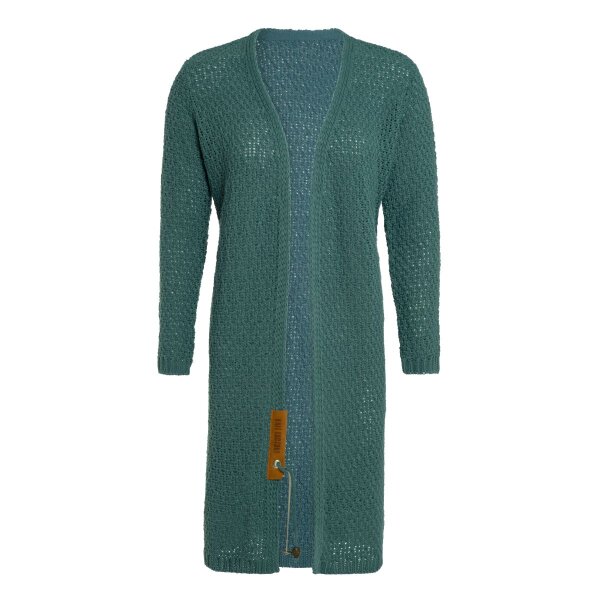 Knit Factory Luna Strickjacke 40/42 Glatt Gr&uuml;n