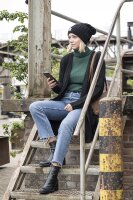 Knit Factory Luna Strickjacke 36/38 Glatt Gr&uuml;n