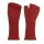 Knit Factory Cleo Handschuhe One Size Glatt Rot