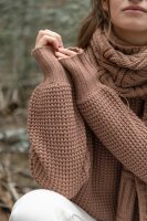 Knit Factory Bobby Schal 200x30 cm Glatt Beige