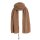 Knit Factory Luna Schal 200x50 cm Glatt Beige