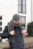 Knit Factory Robin Schal 200x40 cm Glatt Braun