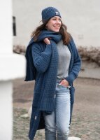 Knit Factory Robin Schal 200x40 cm Glatt Braun
