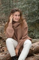 Knit Factory Robin Pullover 40/42 Glatt Braun