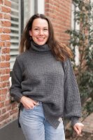 Knit Factory Robin Pullover 40/42 Glatt Braun