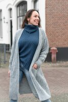 Knit Factory Robin Pullover 40/42 Glatt Grau