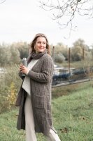 Knit Factory Bobby Strickjacke 36/38 Glatt Anthrazit