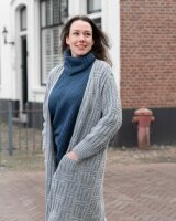 Knit Factory Bobby Strickjacke 40/42 Glatt Anthrazit