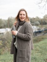 Knit Factory Bobby Strickjacke 36/38 Glatt Braun