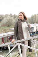 Knit Factory Bobby Strickjacke 36/38 Glatt Braun