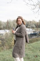 Knit Factory Bobby Strickjacke 36/38 Glatt Braun
