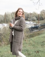 Knit Factory Bobby Strickjacke 36/38 Glatt Braun