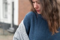Knit Factory Bobby Strickjacke 40/42 Glatt Grau