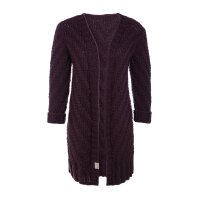 Knit Factory Sally Strickjacke 40/42 Glatt Lila