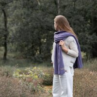 Knit Factory Elin Schal 200x50 cm Glatt Lila