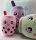 Bubble Tea Plüschtier Boba Kuscheltier Plüschpuppen Weiche Kuscheltier Tee Weiche Puppe Teetasse Kissen Kinderspielzeug (Rosa-runde Augen, 15 cm)