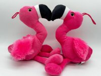 Kuscheltier Plüschtier XXL Plüsch Flamingo pink aus niciweichem Stoff für Mädchen, Jungen & Babys – Flauschiges Stofftier zum Spielen (Flamingo 38 cm)