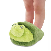 Fußwärmer Kuschelwarmies Kuschelfreunde Wärmekissen Stofftier Kuscheltier Hausschuhe (Schildkröte, Fußwärmer 35 cm x 26 cm)
