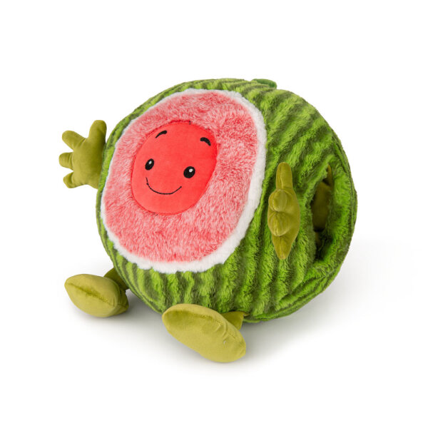 Handwärmer Kuschelwarmies Kuschelfreunde Wärmekissen Stofftier Kuscheltier Plüschtier (Wassermelone, Handwärmer 35 cm x 35 cm x 35 cm)