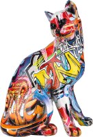 Gilde Poly Katze Pop Art (BxHxL) 23 cm x 29 cm x 16 cm...