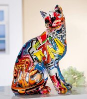 Gilde Poly Katze Pop Art (BxHxL) 23 cm x 29 cm x 16 cm...