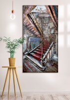 Gilde Metall Bild Mysterious Staircase (BxHxL) 70 cm x...