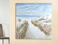 Gilde Bild Gemälde Dünen-Idylle Weg (BxHxL) 100...